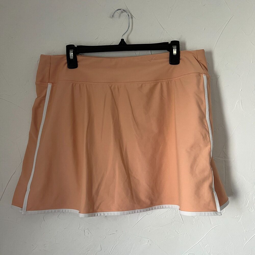 Old Navy Active Powersoft Skort XL Peach Athletic Pickleball Tennis Walking Flaw